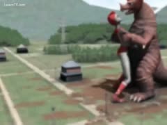 Ultrawoman receives some discipline.
